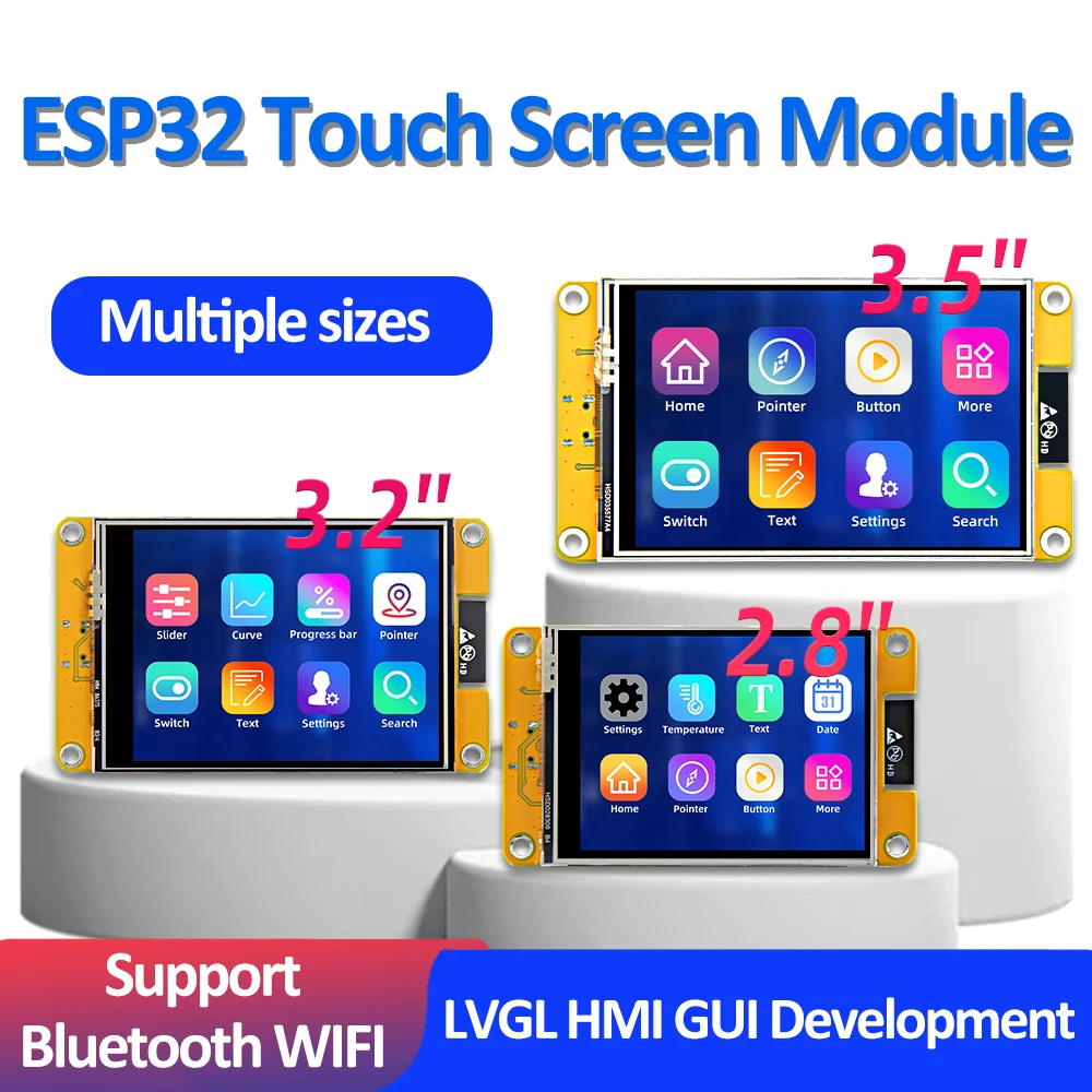 ESP32 아두이노 LVGL WIFI 블루투스 개발 보드 2.8/3.2/3.5/4인치 스마트 디스플레이 화면 LCD TFT 모듈 터치스크린 240*320