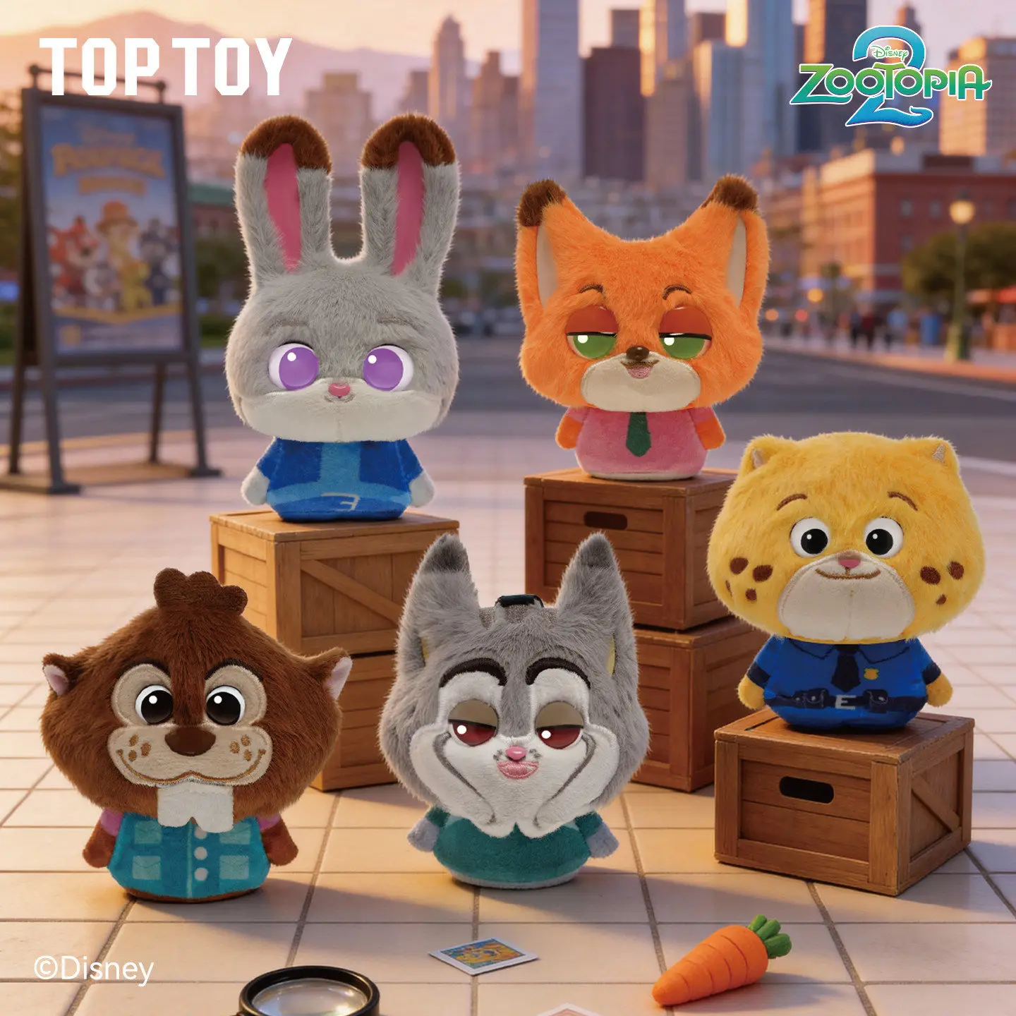 

Authentic Zootopia Bounce Series Pendant Blind Box Nick Judy Mystery Box Stuffed Doll Cute Keychain Collectible Toys Gift