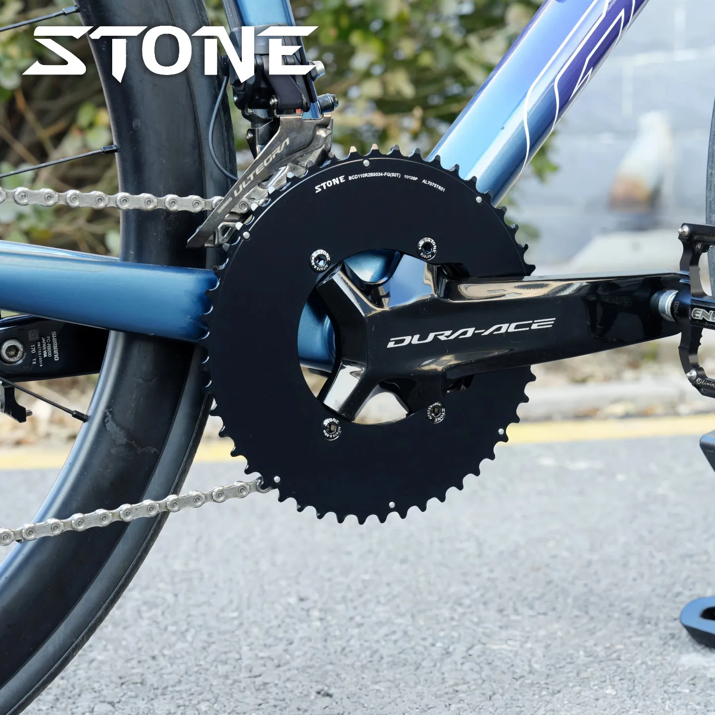 Shimano 105 R7100 ロードバイク チェーンリング 52-36T