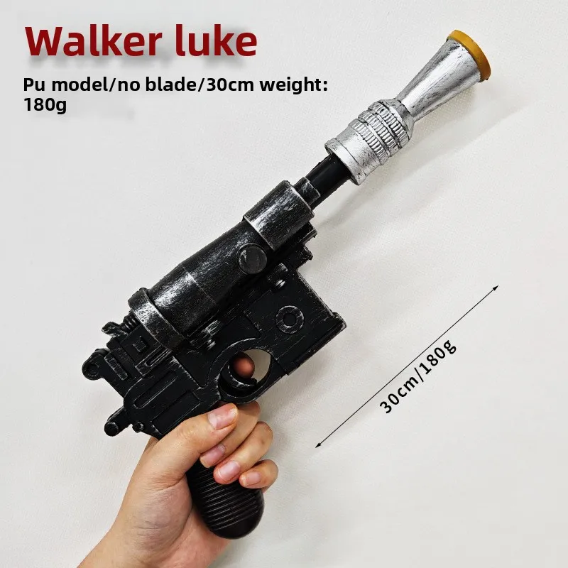 40cm/15.75in Peryferia do gier Ace of Heart Revolver COSPlay Halloween Model miecza Rekwizyt PU Symulacja Chłopięcy pistolet Zabawka Ozdoba na biurko