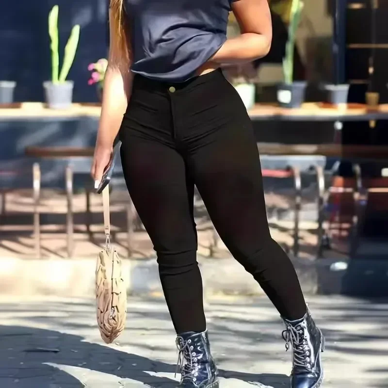 

‌Women's Slim Fit Stretch Jeans - Everyday Skinny Denim Pants for Travel & Comfort‌