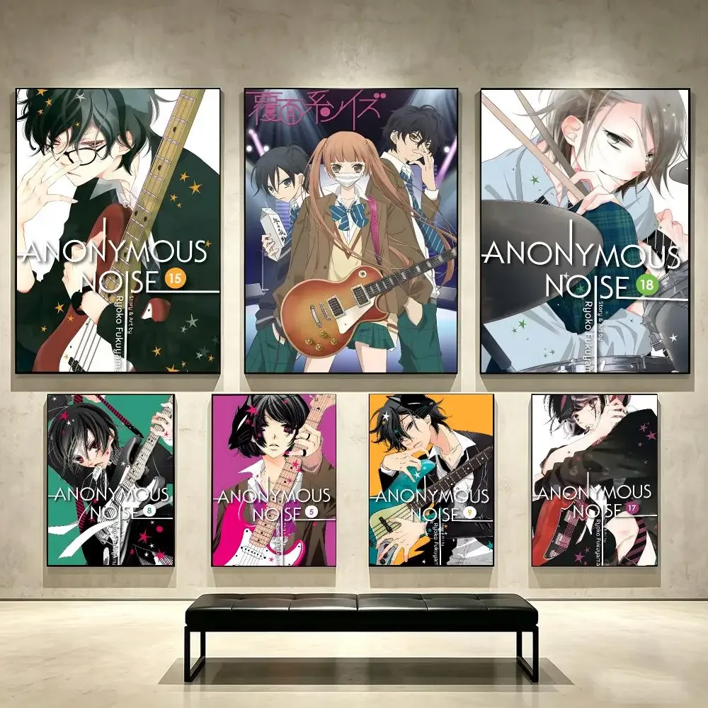 Alternative band Anonymous Noise Poster Self Adhesive PP Wall Art No Frame Bedroom Playroom Decor
