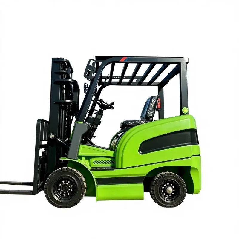 Factory Direct Lithium Battery Four-wheel Drive1 Ton Electric Forklift for Warehouse Cargo Lifting and Handling