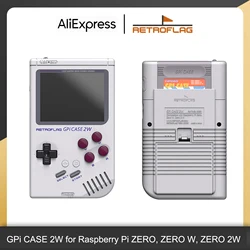 Retroflag GPi CASE 2W Compatible with Raspberry Pi ZERO, ZERO W, ZERO 2W with 3-Inch LCD Screen, Rechargeable Battery