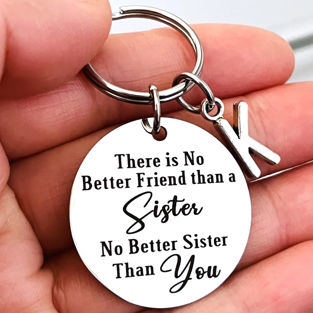 Sister Gifts From Sister Bestie Best Friends Graduation Christmas Valentines Day Jewelry Keychain Best Birthday Gifts view 3