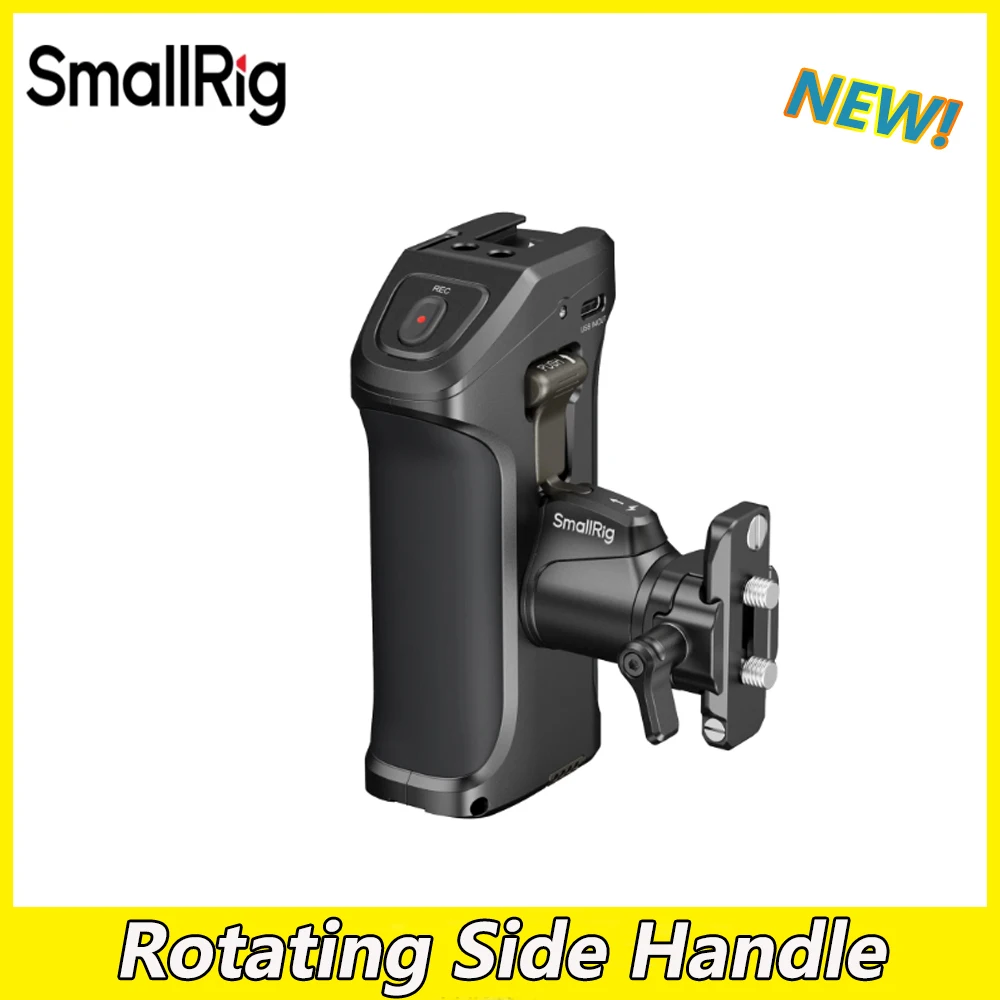 SmallRig Rotating Side Handle with Trigger REC Built-in Shutter Control for Sony Mirrorless Cameras Canon/ Blackmagic