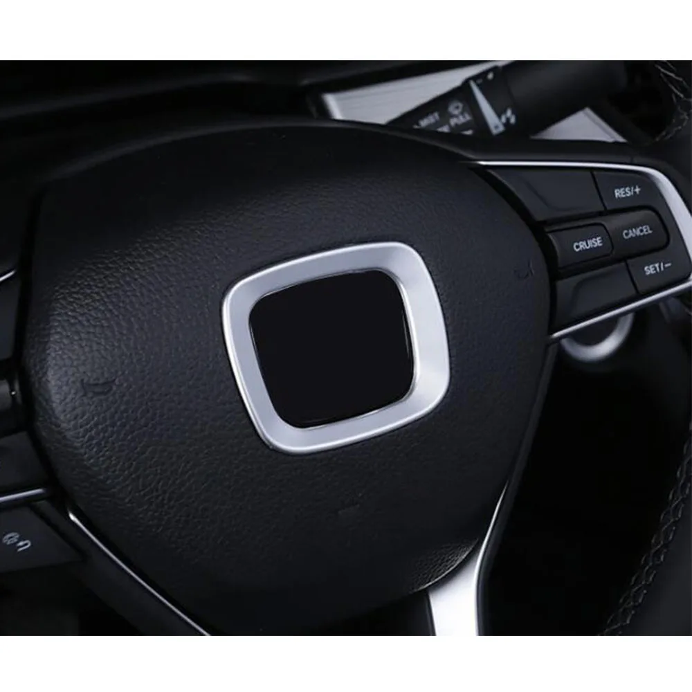 Stainless Steel Steering Wheel Decoration Cover Trim Frame Sticker Styling For Honda Accord 10th 2018 2019 2020 2021 2022 2023