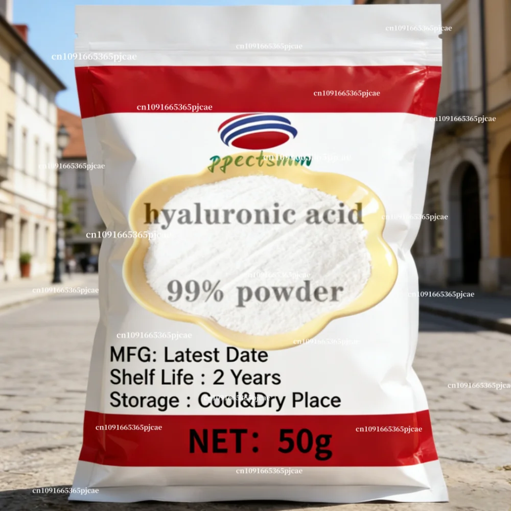High content 99% Cosmetic raw materials Hyaluronic acid powder anti-wrinkle and Anti-aging,Moisturizing,free shippin