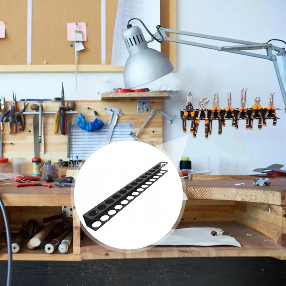 [NEWA64Z!】 Heavy-Duty Wall-Mounted Tool Organizer - Metal Screwdriver Holder For Garage, Kitchen & Bathroom Storage