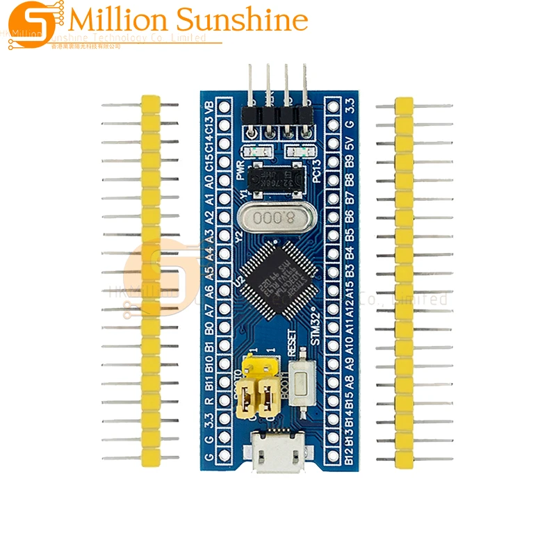 Módulo de placa de desarrollo de sistema mínimo para Arduino, STM32F103C6T6, STM32F103C8T6, ARM STM32