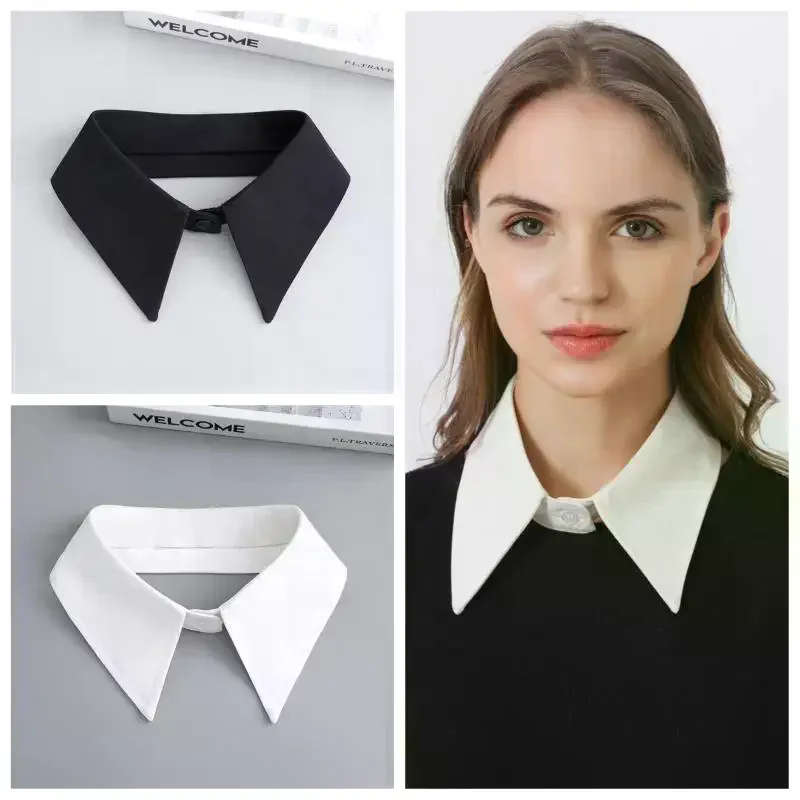Fashion Fake Collar for Blouse Women Detachable Collar Shirt False Collar Stylish Layering Accessory Office Wear