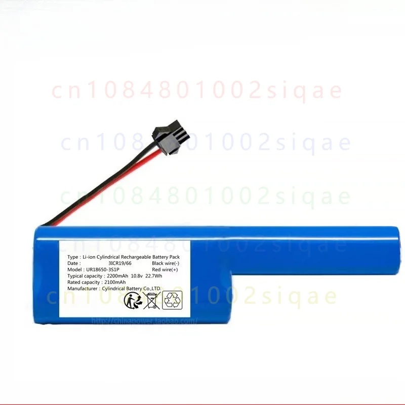 1PCS FOR COHN UR18650AA-3S1P 10.8V 2200mAh Lithium Battery Pack Replacement For Seebest E630 Robot Vacuum Cleaner