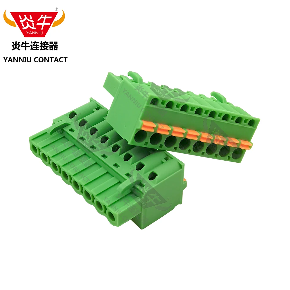 

10Pcs KF2EDGKDF 5.0 2P ~ 12P PCB CONNECTOR PLUG-IN TERMINAL BlOCK 2EDGKDF 5.0mm 2PIN ~ 12PIN FKCT 2,5 ST PHOENIX CONTACT KEFA