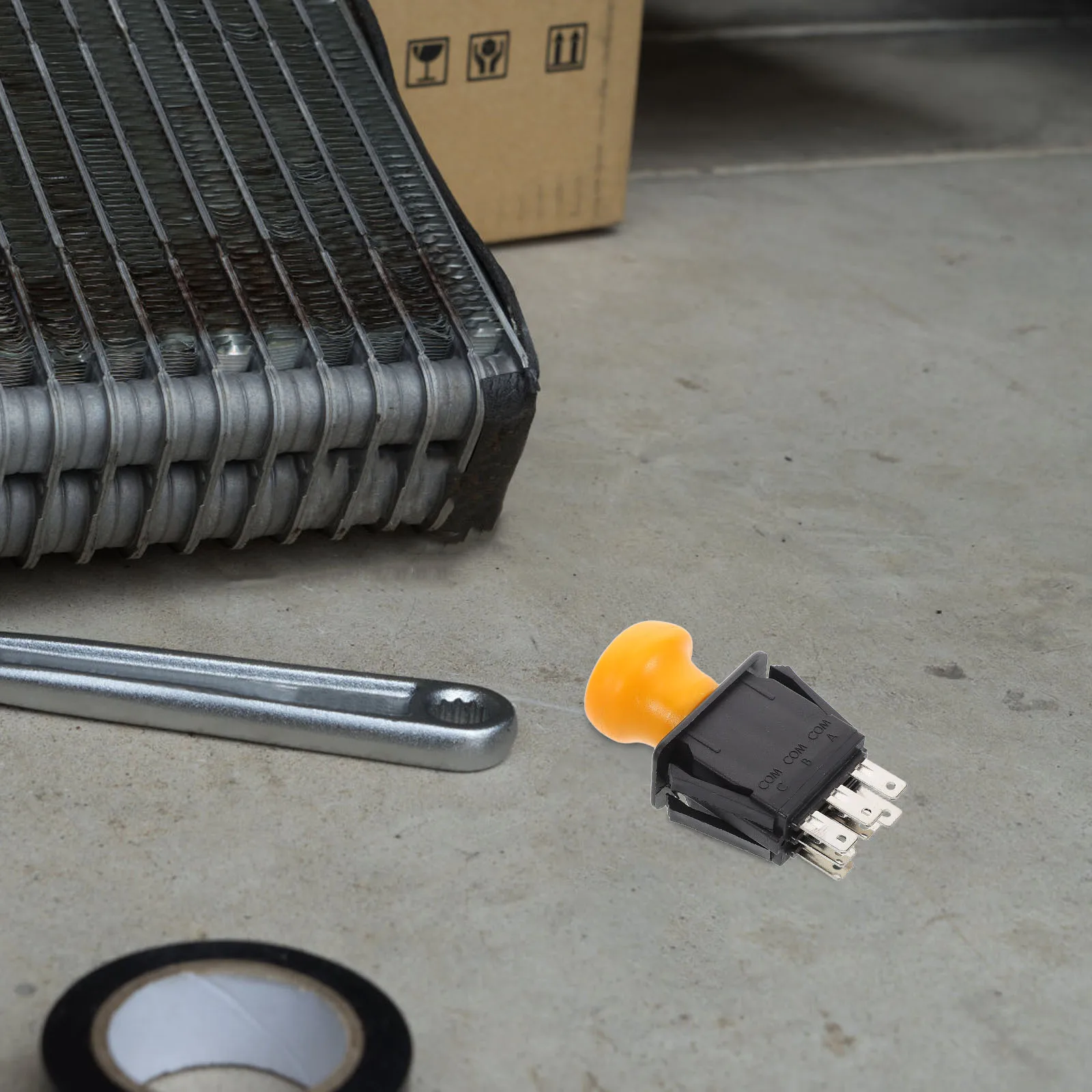 1pcs Lawn Mower Ignition Switch Starter Durable Easy Install Compact Portable Safe Design Yard Machine Switch Assembly