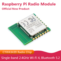 New Official Raspberry Pi Radio Module CYW43439 Radio Chip Single-band 2.4GHz Wi-Fi 4, Bluetooth 5.2