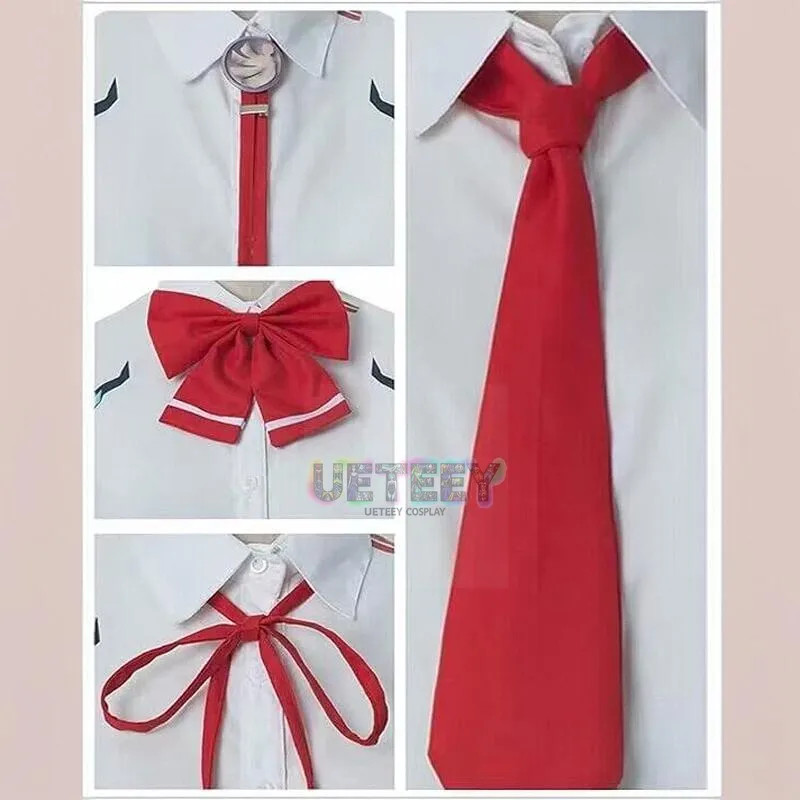 UETEEY Cos Heaven Burns Red 31A Squad Uniform Cosplay | Tsukagami Michiru Custom Made Military Outfit view 5