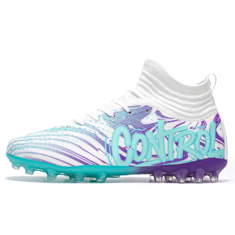 

Новые молодежные футбольные бутсы с длинными ногтями FG/AG, футбольные бутсы для травы, мужские и женские тренировочные кроссовки для полевых соревнований