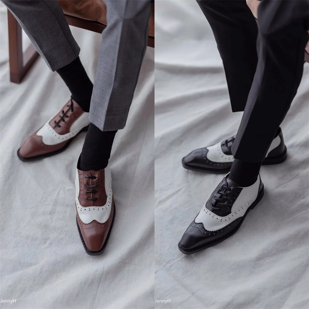 

Обувь для куклы BJD ID75 для мальчиков, матовая мягкая кожа, черный, коричневый, красивый, с квадратным носком, на шнуровке, элегантные рабочие игрушки, подарки для свиданий, аксессуары для кукол