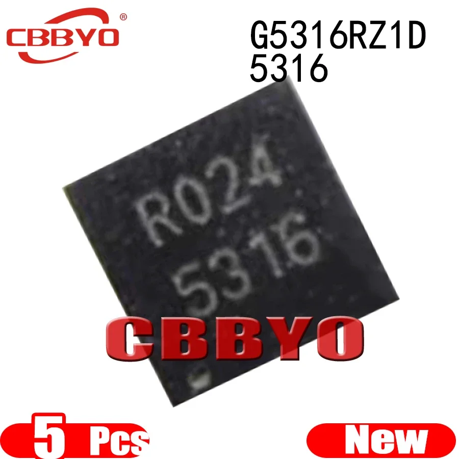 5pcs 100% New G5316RZ1D G5316 5316 QFN-20