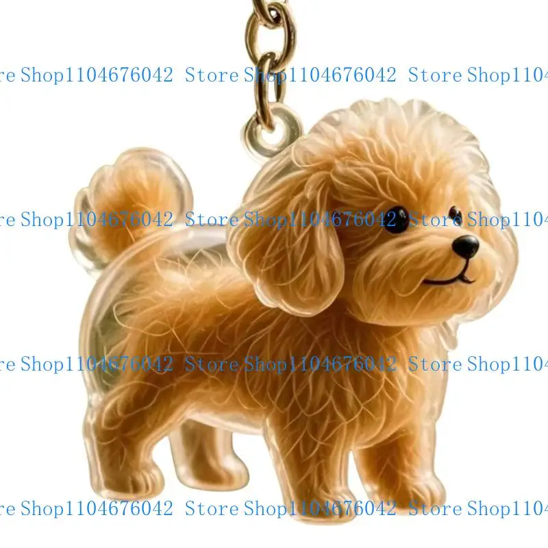 5ASD CLEAR PET MEMORIAL KEYCHAIN ​​PET HAIG HAIG HAIRGE