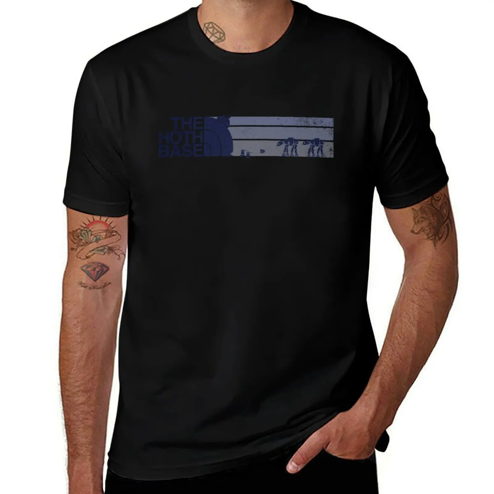 

The Hoth Base T-Shirt man t shirt designer men t shirt cotton 100%