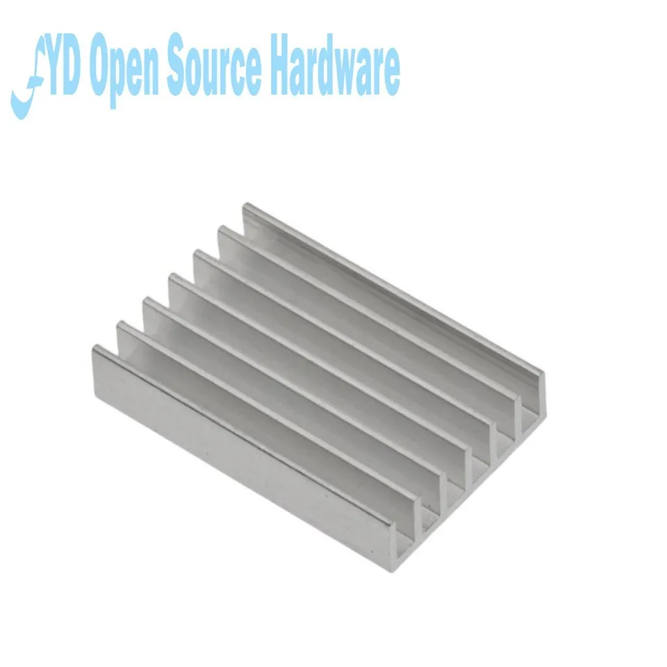 10PCS Heatsink Radiator Cooler Radiator 30x20x6MM High Quality Silver Slot Heat Sink 