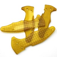 2 Type 1 Pair ULTEM PEI Grip Handle Scales for Spyderco C85 Yojimbo 2