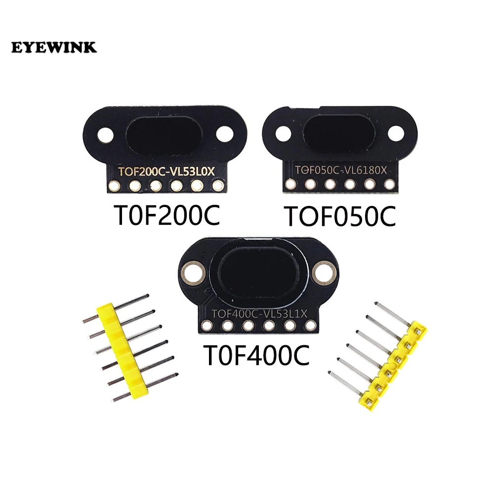 TOF050C 200C 400C laser ranging sensor module TOF time-of-flight distance IIC output for arduino VL6180 VL53L0X VL53L1X