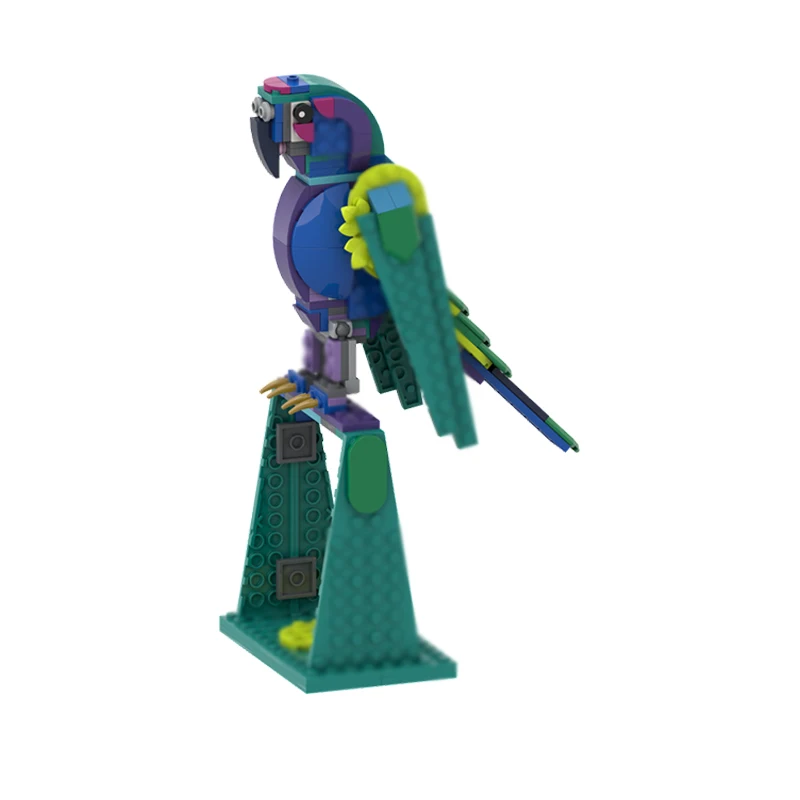 المبدعين الحيوان سلسلة نموذج MOC بنة الغريبة الببغاء وحدات التكنولوجيا الهدايا عطلة تجميع ألعاب أطفال البدلة
