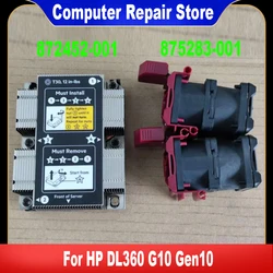 New For HP DL360 G10 Gen10 Heatsink 867650-001 873588-001 872452-001 Cooling Fan 873580-001 867653-001 875283-001 Radiator