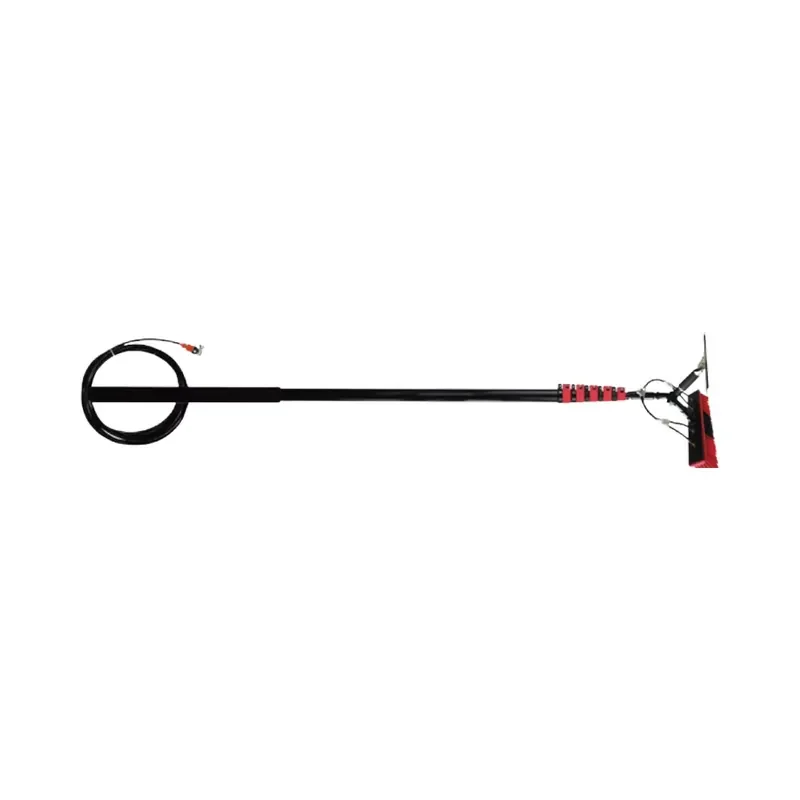 Eco-Friendly Handheld Window and Solar Panel Cleaning Set Long Reach Water Fed Pole with Brush Scraper
