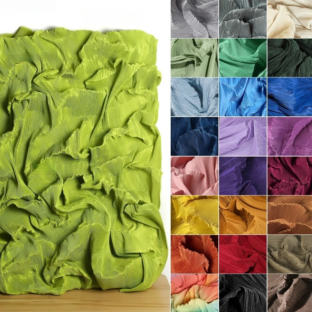 Tela prensada moldeable |   Textured plisado hecho a mano para tableros de arte DIY y fondos de boda