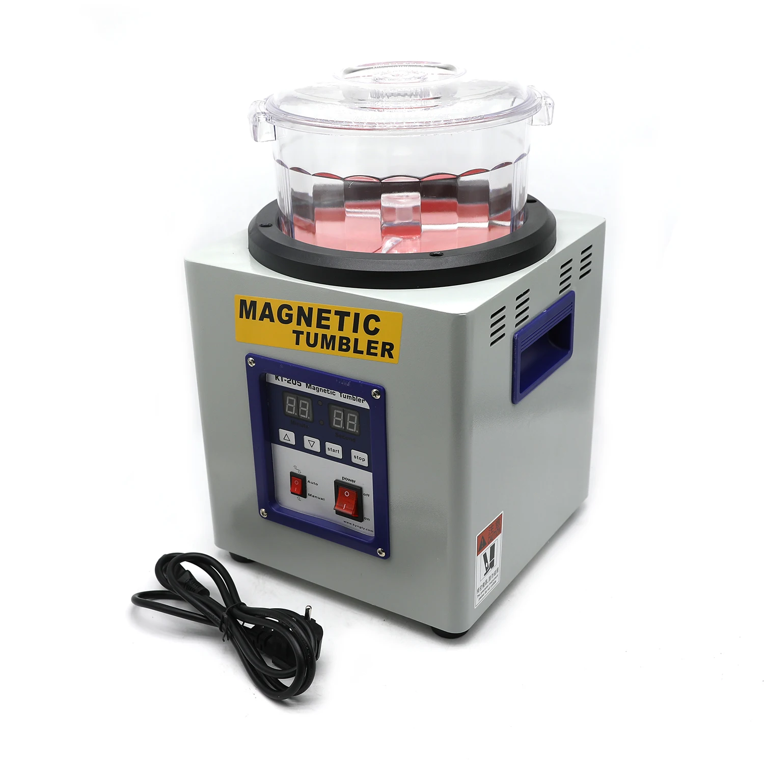 800-1100g Kinway Magnetic Tumbler Polishing Machine Mini Magnetic Jewelry Polisher Made in Guangdong