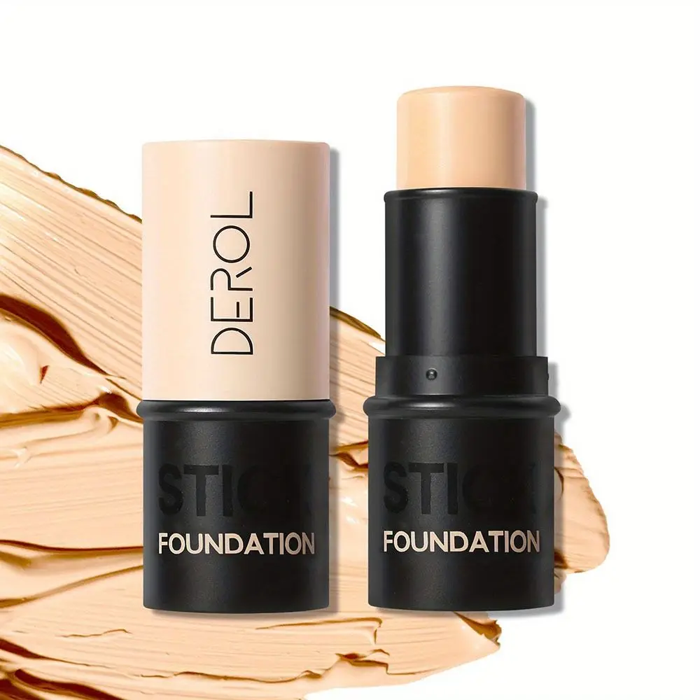 Professional 3 In1 Concealer Waterproof Full Cover Foundation Stick Natural Soothing Wrinkles Concealer Foundation