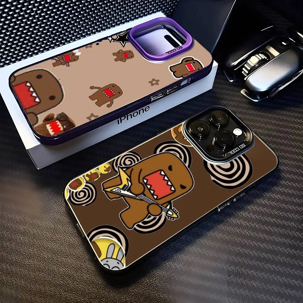 

Cute D-Domo-kun Phone Case For iPhone 16,15,14,13,12,11,Mini,Pro,MAX Black Matte Shockproof Cover