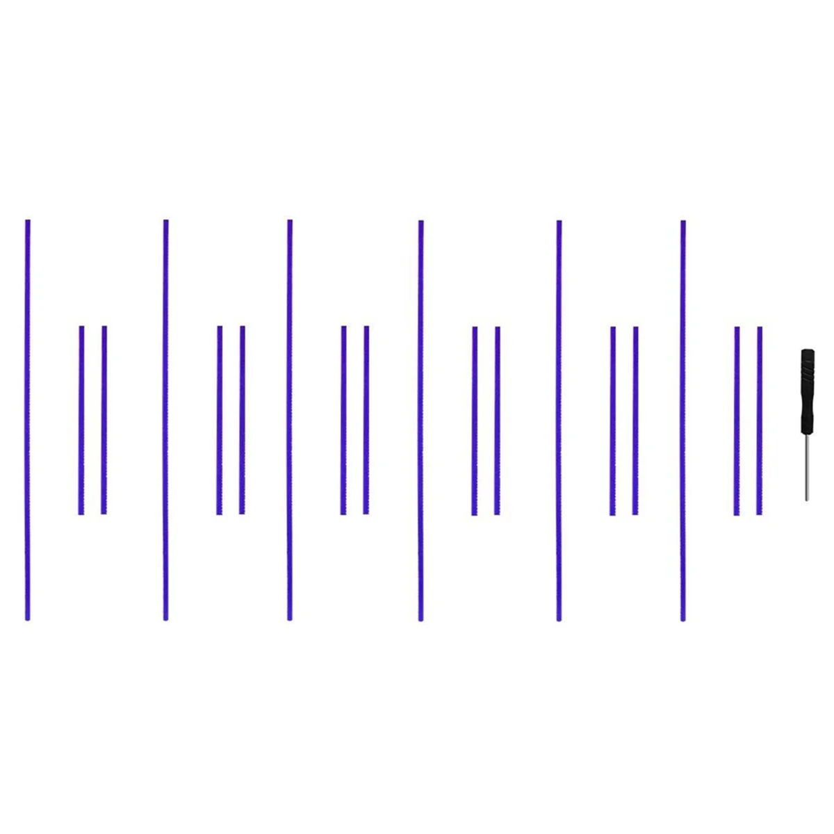진공 청소기용 부드러운 봉제 스트립, 부드러운 롤러 헤드 교체 액세서리, 예비 부품, 6 세트, V6 V7 V10 V11