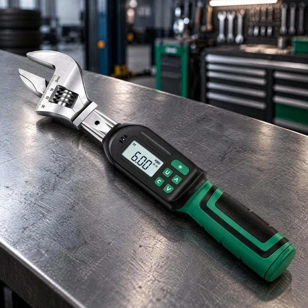 Digital Torque Wrench with Adjustable Ranges 0.3-6Nm 0.6-12Nm 1-20Nm for Precision Tightening in Automotive and Industrial Use