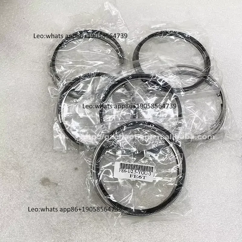 FE6 Engine Parts FE6 Engine Piston Ring Set 12040-Z5504 12040-Z5511 Ring Piston08mm