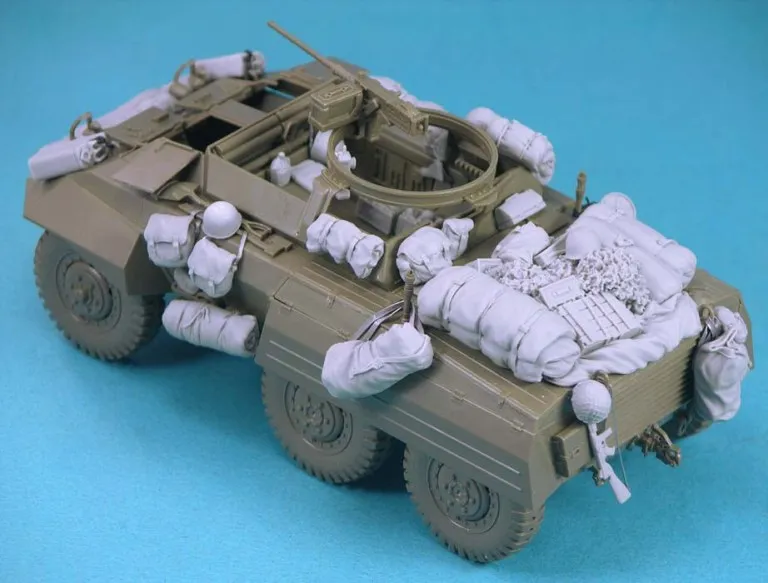 1:35 Scale Resin Die-cast Armored Vehicle Tank Chariot Parts Modification Does Not Include Unpainted Tank Model