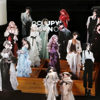 Mr. Paper 4 스타일 20 개/갑 애완 동물 스티커 라이트 레트로 일본어 한국어 문자 장식 핸드북 DIY 재료