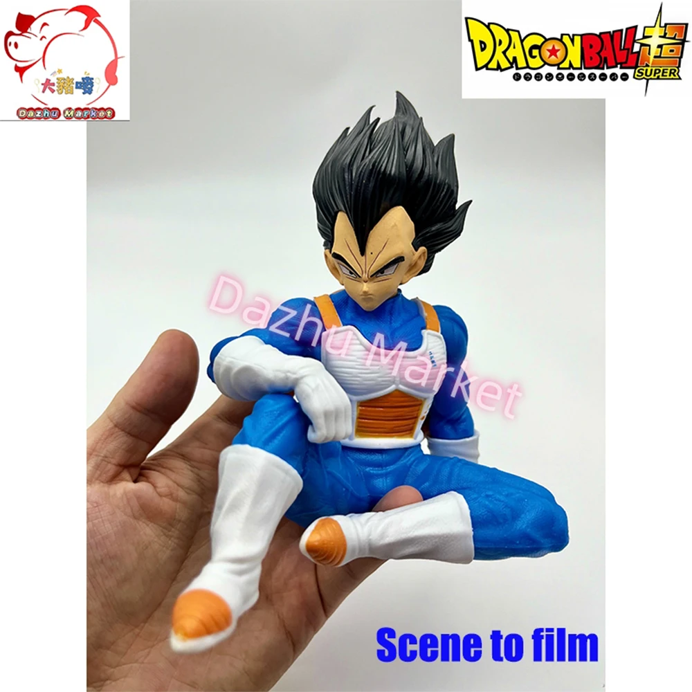 14CM Anime DragonBall Figures Saiyan Prince Vegeta Spacesuit collectible statues Decorate Model Gift For kids Toy Doll