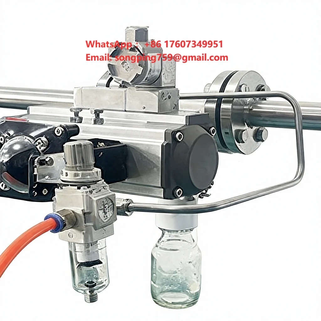 High-Sealing Pneumatic Quantitative Sampling Valve with Stainless Steel Solenoid for Pharma, Chemical & Food Industries