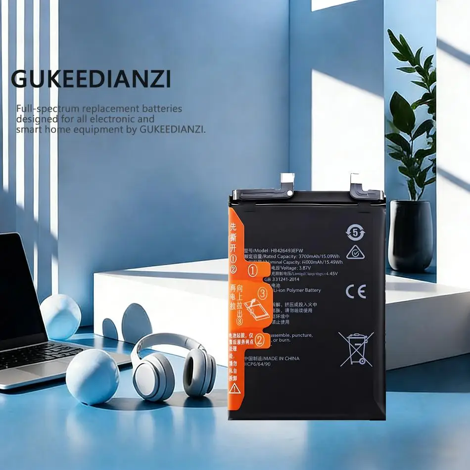 

Аккумулятор HB426493EFW 3900 мАч легкий для мобильных телефонов Huawei Honor 50SE Jlh-AN00, Nova 9 SE Jln-AL00, 10 Jln-AL10