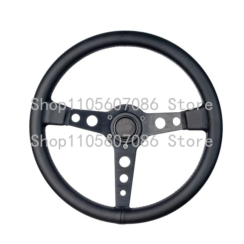 Suitable for MOMO 14 Inch Deep Concave Modified Steering Wheel Quick Release Steering Wheel Emulator Racing Car