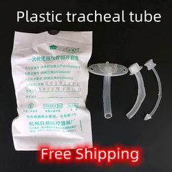 Disposable plastic tracheal cannula tracheostomy intubation cannula full laryngeal half laryngeal cannula free shipping