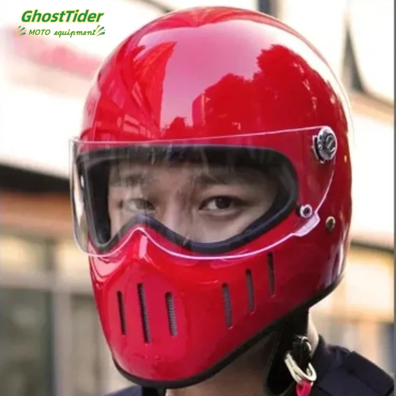 

Motorcycle Full Face Retro Helmet Retro Helmet Tokyo Style Motorcycle Casco Moto Japan TT Helmet Tt&co Vintage Moto Helmets