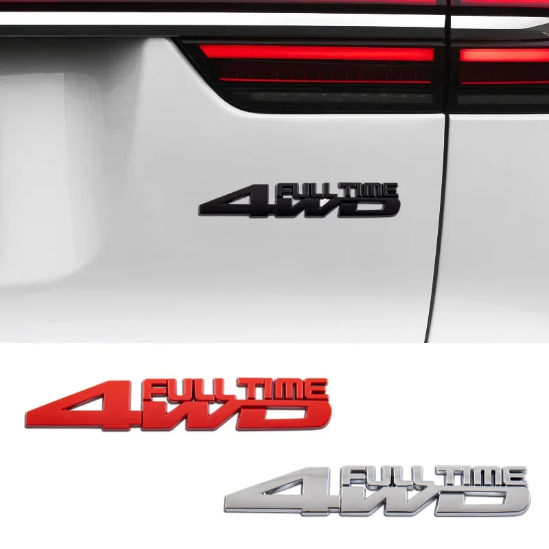 

Metal Car Sticker Full Time 4wd Logo Emblem Body Side Truck Badge Decal For Jeep Wrangler Compass SPIRRA Auto Accessories
