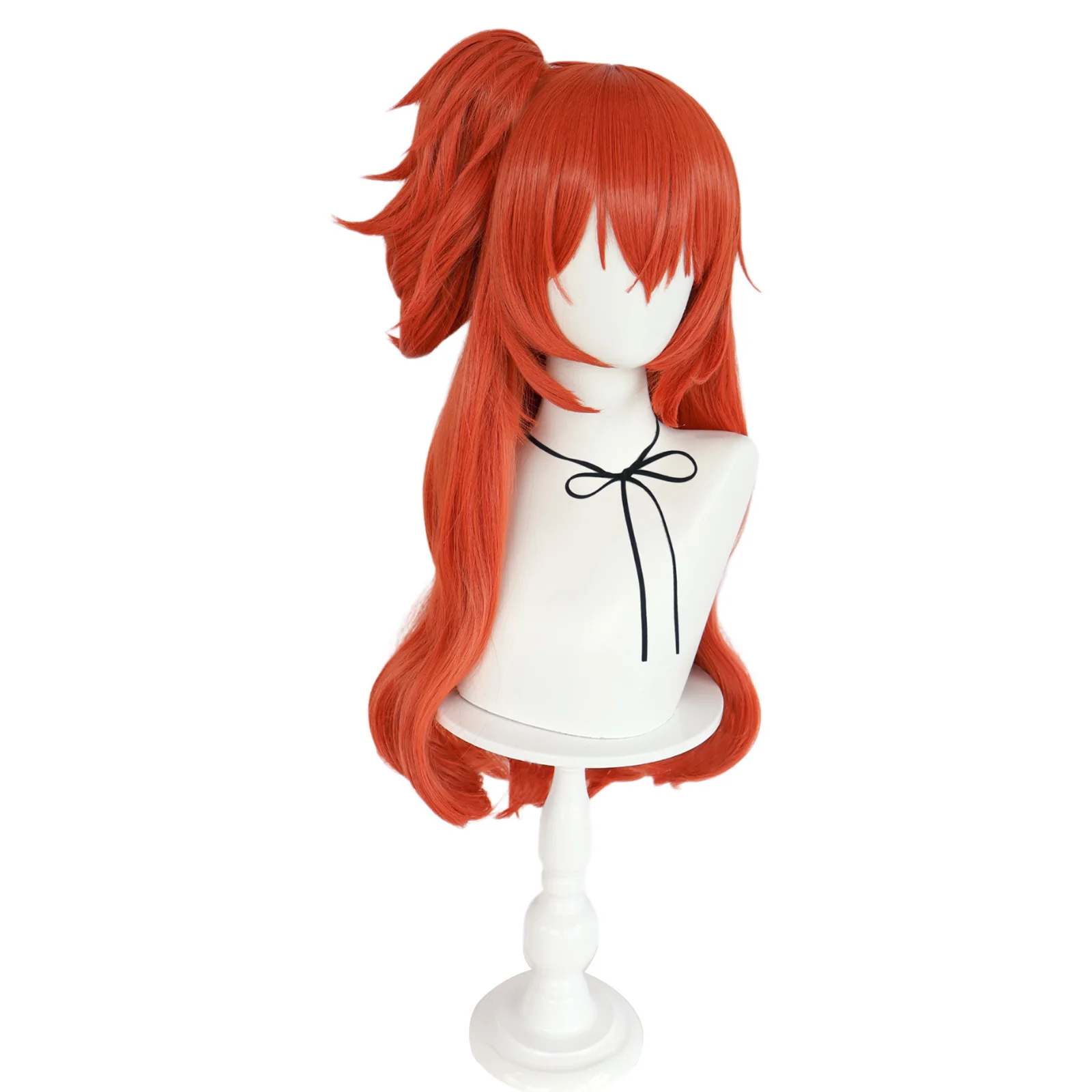 Anime Inaba Meguru Cosplay Perücke Rollenspiel Orange 72CM Langes Haar Cosplay Perücke für Halloween Karneval Party