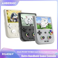 ANBERNIC RG406V Retro Handheld Game Console 4 Inch IPS 960*720 1080P Multi-touch Screen Android 13 System Video Game Player