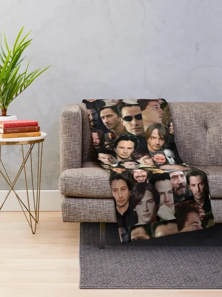 Keanu Reeves Icon Throw Blanket Luxury Designer Plush Beach Blankets